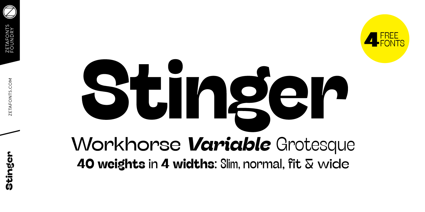 Czcionka Stinger